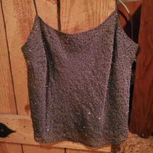 Ann Taylor beaded tank top